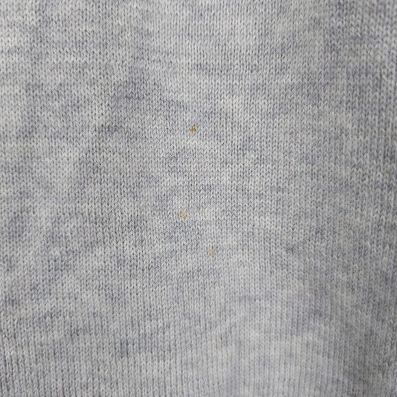 J Crew Sweater Women M Gray 100% Merino Wool Side Tie Long Sleeve Knit Tunic NEW - Picture 5 of 11